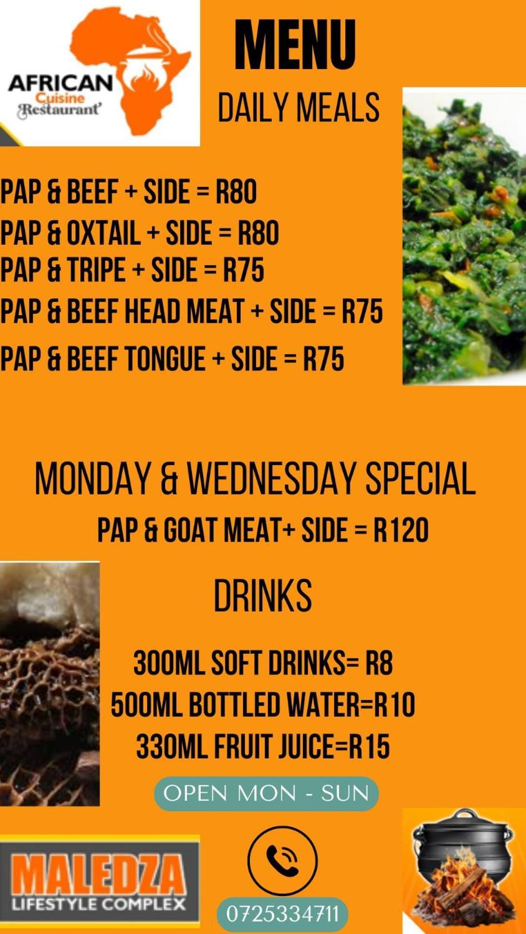 African Cuisine Restaurant Bed & Breakfast Giyani Exterior foto